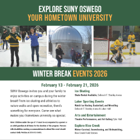 Explore SUNY Oswego Winter Break Program
